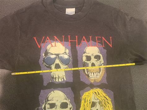 Vintage Van Halen 1988 OU812 Tour T-shirt 1988 Sz Med… - Gem