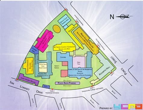 AC CAMPUS MAP - ASSUMPTION ALUMNAE ASSOCIATION