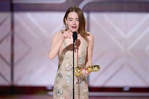 Emma Stone's 'a**hole' joke about Taylor Swift at Golden Globes has fans divided