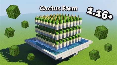 Automatic Cactus Farm Minecraft 1.8 Schematic