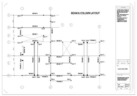 Beam and Column layout plan | House design photos, How to plan, Layout