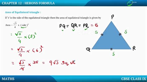 Equilateral Triangle Area