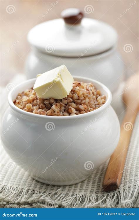 Buckwheat cereal stock image. Image of meal, cuisine - 18742837