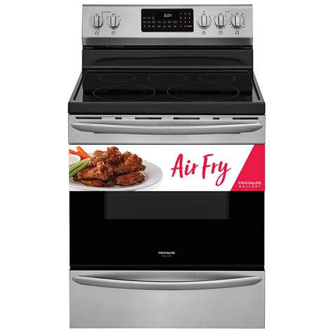 Frigidaire Gallery GCRE3060AF 30'' Freestanding Electric Range with Air Fry – Stainless Steel