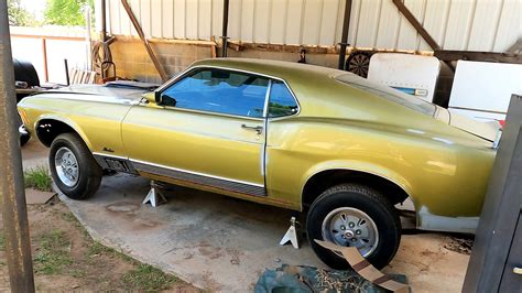 Original 1970 Mustang Mach 1 351-2V Saved From a Carport in Texas