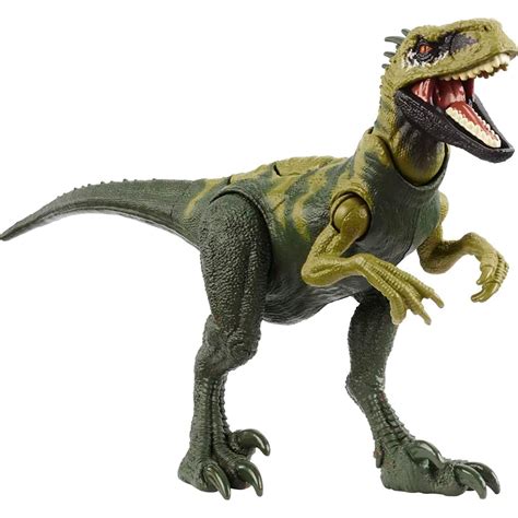 Mattel Jurassic World Strike Attack Dinosaur Toy Atrociraptor With ...