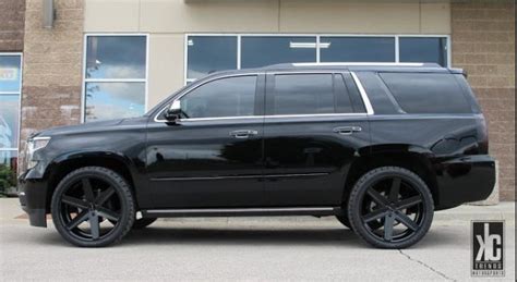 2015 Tahoe Black on Black...starting to really like these | Chevy tahoe ...