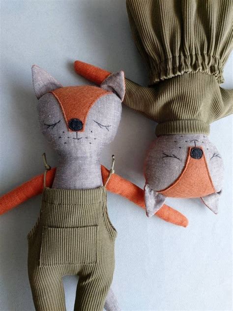 Fox Toy for Baby Baby Soft Doll Fox Nursery Decor | Etsy