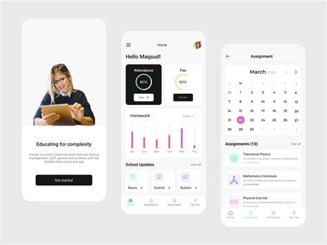 School Management App (School Alert) by Azizul Haque on Dribbble