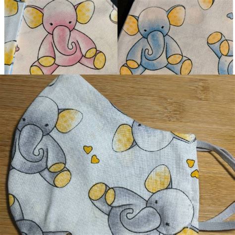 Elephant Face Masks Adjustable - Etsy