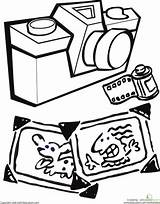Tumblr Polaroid Camera Coloring Pages sketch template
