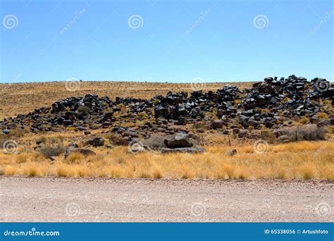 Fantastic Namibia Desert Landscape Stock Photo - Image of beautiful ...