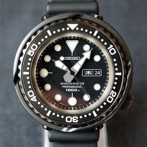 2015 SEIKO MARINEMASTER "DARTH TUNA" 1000M SBBN013 / 7C46-0AA0 DIVERS – NOSTIME