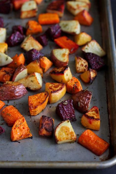 Roasted Rosemary Root Vegetables