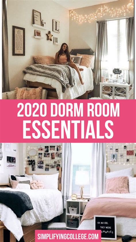 2020 Dorm Essentials | College dorm room essentials, Dorm room storage ...