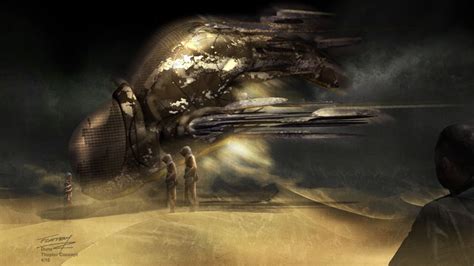 Development concept for the ornithopter (Dune). Beautiful illustration by Tim Flattery. Dune ...