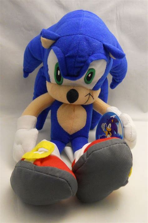 Sega Sonic X The Hedgehog Plush Doll 12" Large Viz Media Toy Network Plush | Sonic plush toys ...