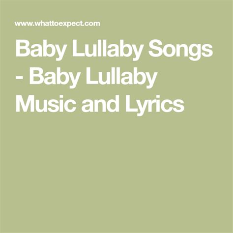 20 Baby Lullaby Songs to Help Your Little One Fall Asleep | Lullaby ...