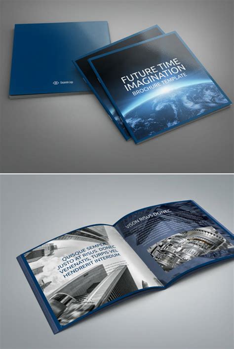 33 Imaginative Examples of Square Brochure Designs | Naldz Graphics