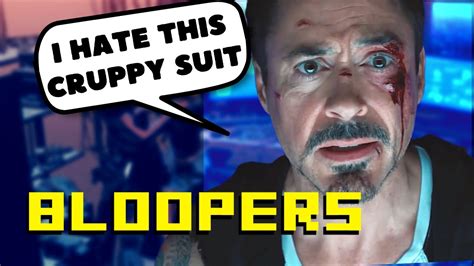 ROBERT DOWNEY JR BLOOPERS COMPILATION (Tropic Thunder, Avengers ...