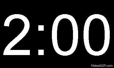 2 min Countdown on Make a GIF