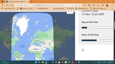 Grayline DXing How the shape of the grayline shifts through the year - YouTube