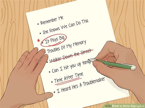 How to Write Rap Lyrics: 10 Steps (with Pictures) - wikiHow