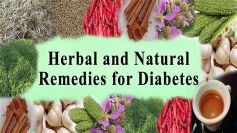 Herbal and Natural Remedies For Diabetes - YouTube