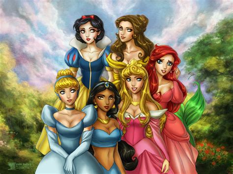 Disney's Princesses by daekazu on DeviantArt