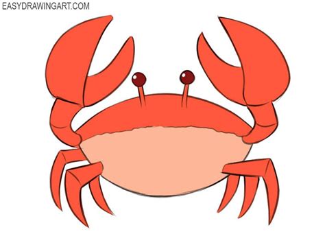 Learn how to draw easy a crab with this step by step drawing tutorial Fish Drawings, Chalk ...