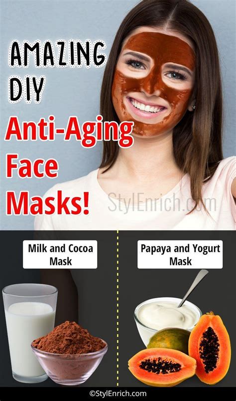 DIY Anti Aging Face Masks | Diy anti aging, Face mask anti aging, Anti aging face mask diy