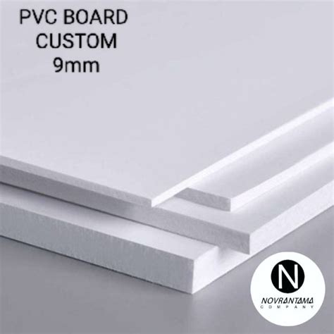 Jual PVC Board/ PVC Foam Board 9mm Custom Harga /cm2. Custom PVC 9mm ...