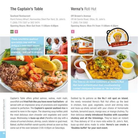 Antigua & Barbuda Food & Drink Guide 2017 by Leeward Consultants - Issuu