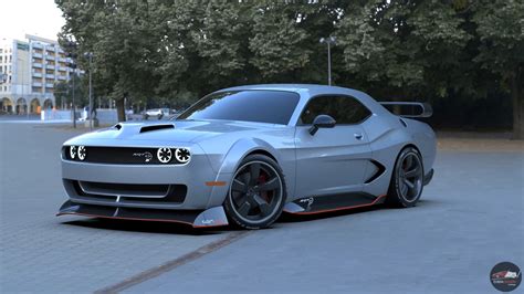 Modified Dodge Challenger SRT Hellcat Shows What ICE Muscle Cars Are ...