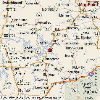 Osage Beach Map | Osage Beach, Missouri | Osage beach, Area map, Map