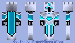 Frost Diamond Minecraft Skin