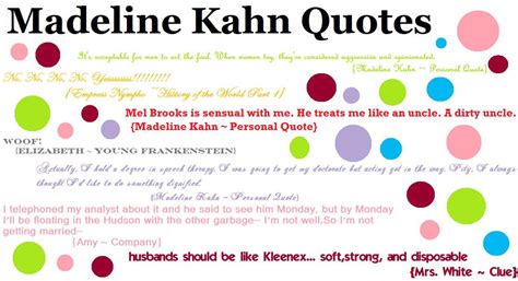 Madeline Kahn Quotes by x0CoriBear0x on DeviantArt