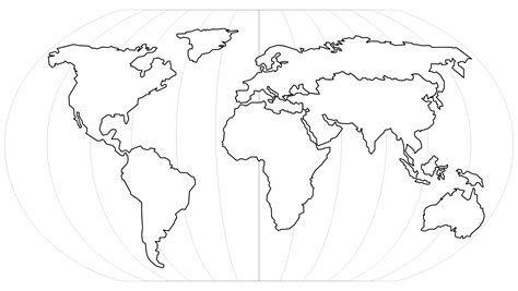 Free Printable Blank Outline World Map - Free Templates Printable