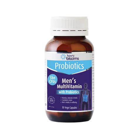 Mens Multivitamin With Probiotics 30VC Blooms - Broome Natural Wellness