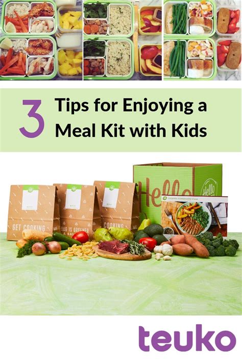 three tips for enjoying a meal kit with kids from teuko in the uk