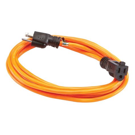 10 ft. x 16/3 Gauge Indoor/Outdoor Extension Cord, Orange | Outdoor ...