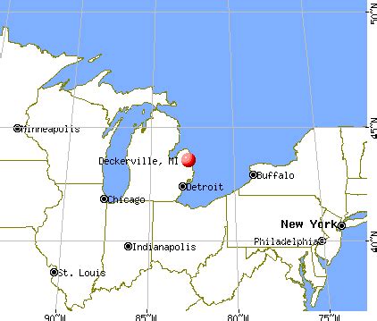 Deckerville, Michigan (MI 48427) profile: population, maps, real estate, averages, homes ...