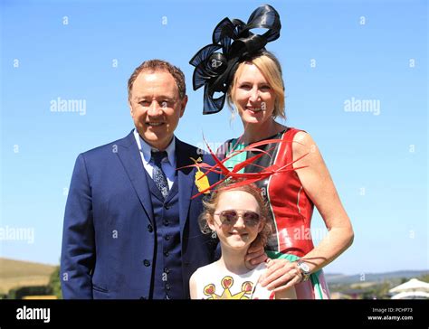 Middlesbrough chairman Steve Gibson and family during day three of the ...