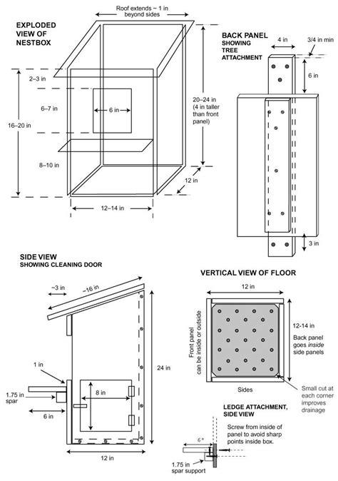 Barn Owl Nest Box Design - barn plans with living space