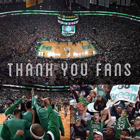 Thank you to the greatest fans in professional sports! #thankyoufans #letsgoceltics # ...