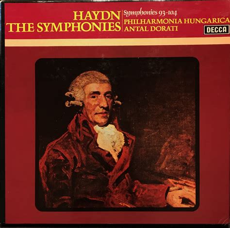 JOSEPH HAYDN/THE SYMPHONIES (93 104) (EX) • SATCHMI