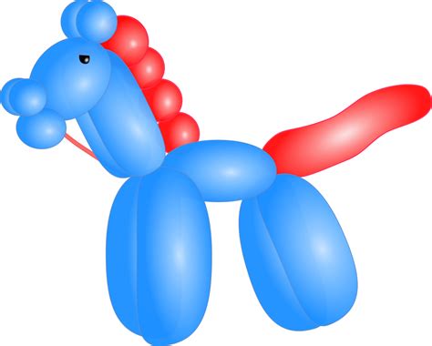Clipart - Balloon Horse