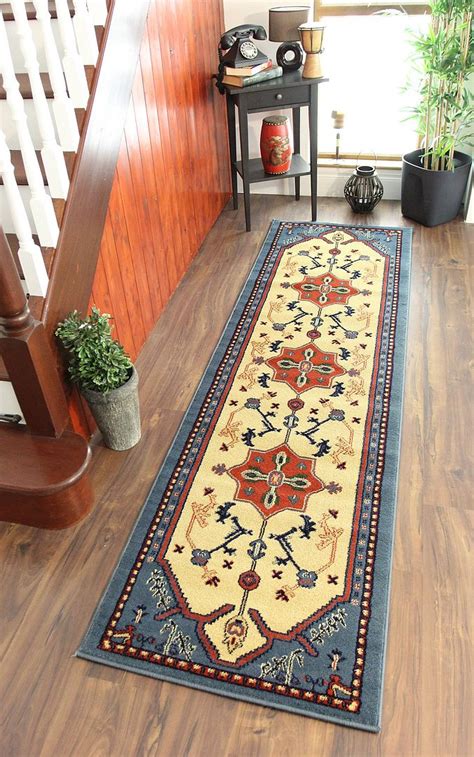 Navaro Long Narrow Wide Hall Runner Rugs Tribal Small Large Cheap Hallway Mat UK | eBay