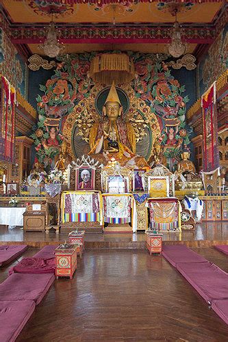 Interior of Kopan Tibetan Buddhist Monastery, Kathmandu, Nepal