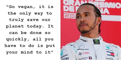 Lewis Hamilton says going vegan is the only way to save the planet ...